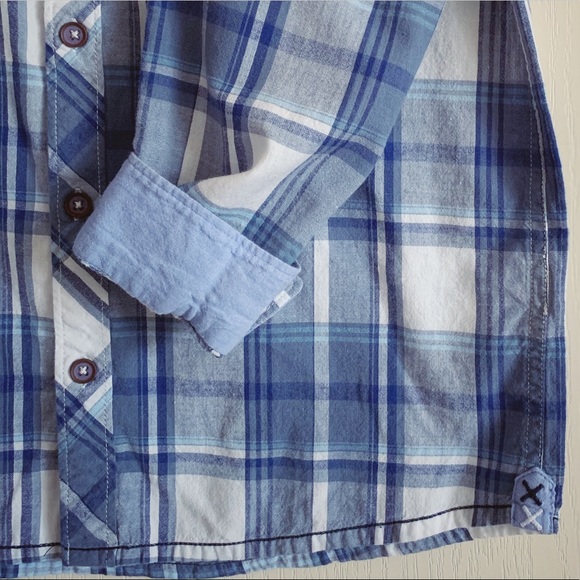 Boy’s Dex Plaid Cotton Shirt - Picture 4 of 6